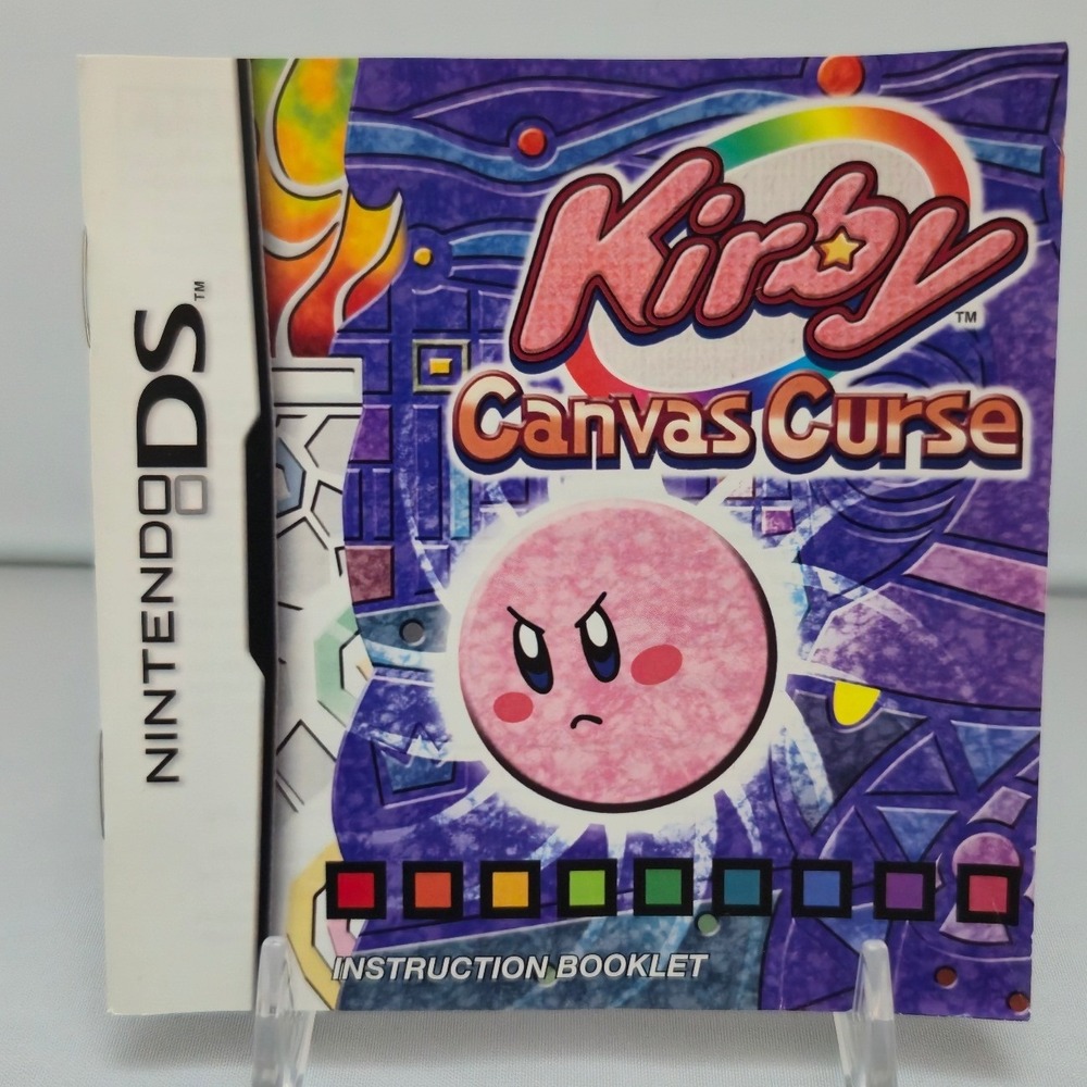 Kirby Canvas Curse 2005 - Nintendo DS - Authentic Complete CIB Tested Very Clean - Picture 7 of 10